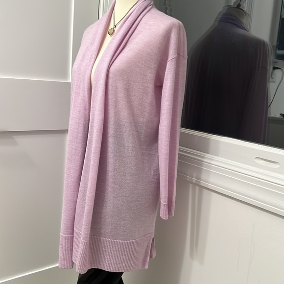 NWOT 100% Cashmere Haven Well Within Women Long Open-Front Cardigan - Picture 6 of 12
